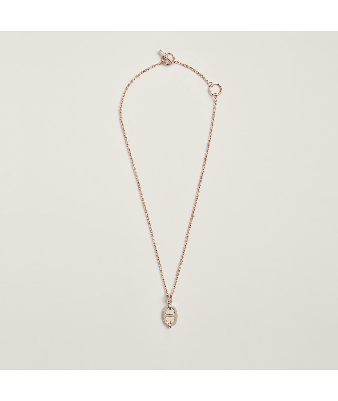 HERMES Бежевая металлическая подвеска, фото 3