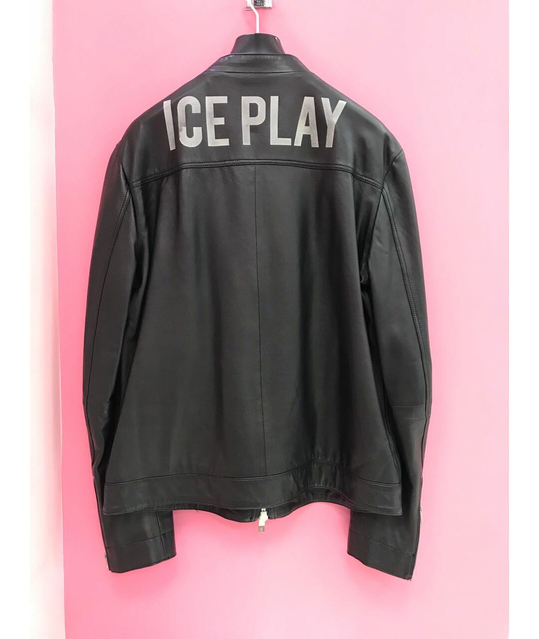 ICE PLAY Черная кожаная куртка, фото 3