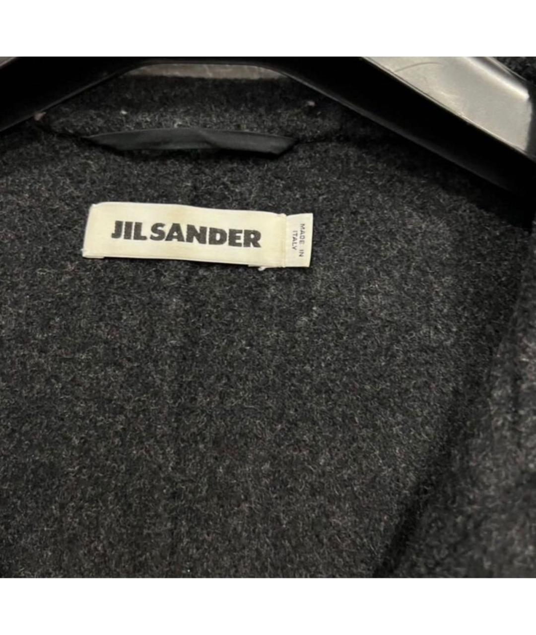 JIL SANDER Коричневое шерстяное пальто, фото 3