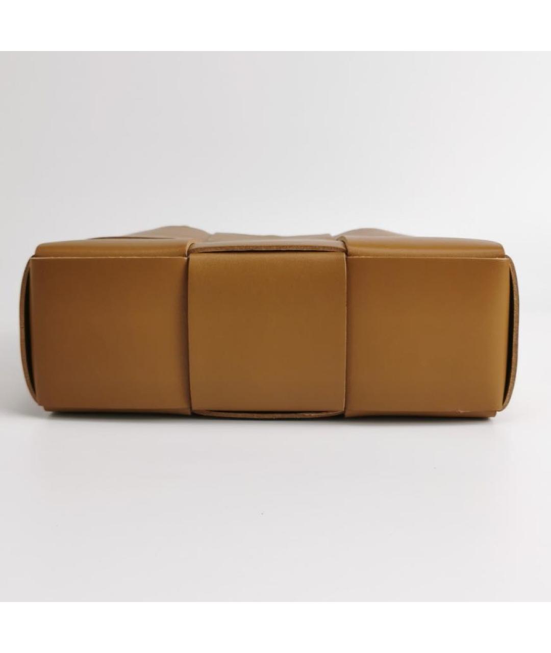 BOTTEGA VENETA Бежевая кожаная сумка через плечо, фото 6