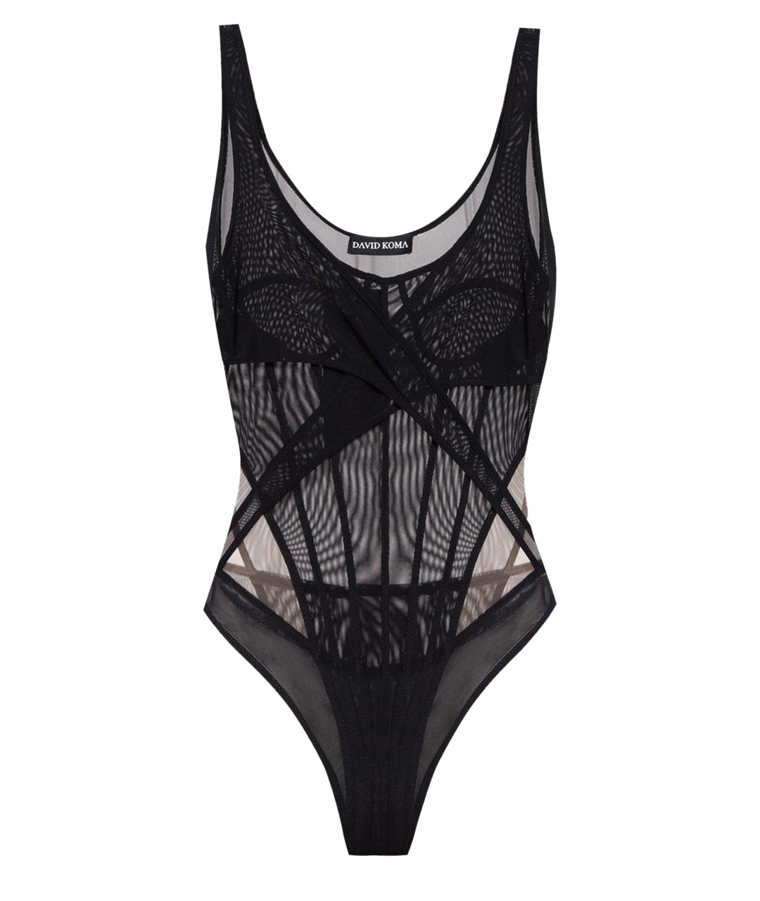 DAVID KOMA Черное боди, фото 1