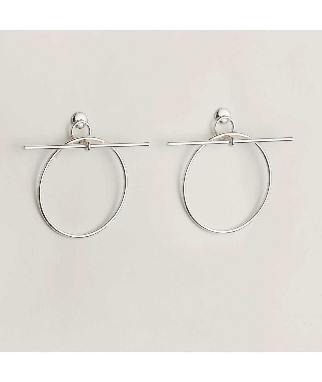 HERMES Серебряные серебряные серьги, фото 2