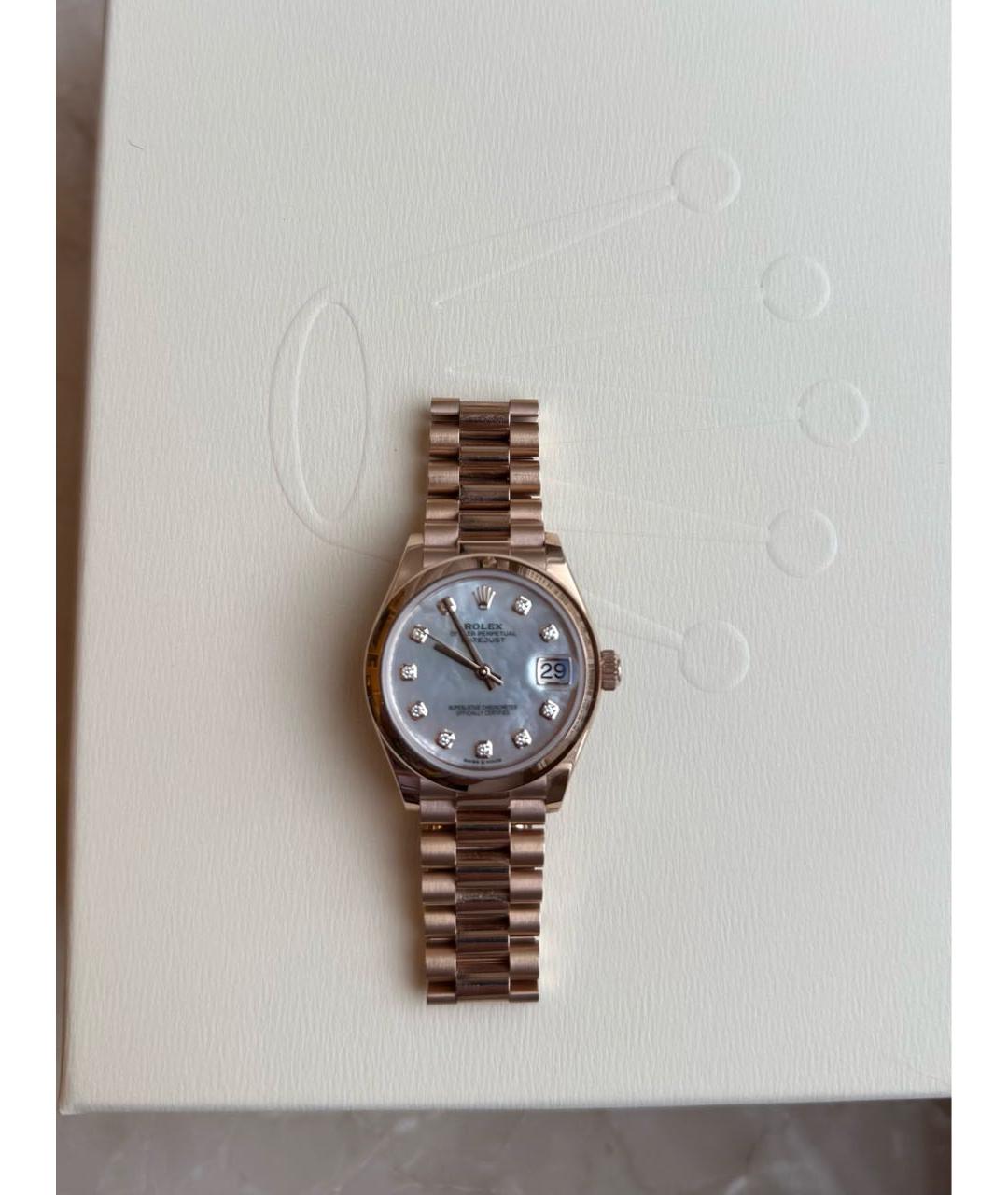 ROLEX Золотые часы из розового золота, фото 7