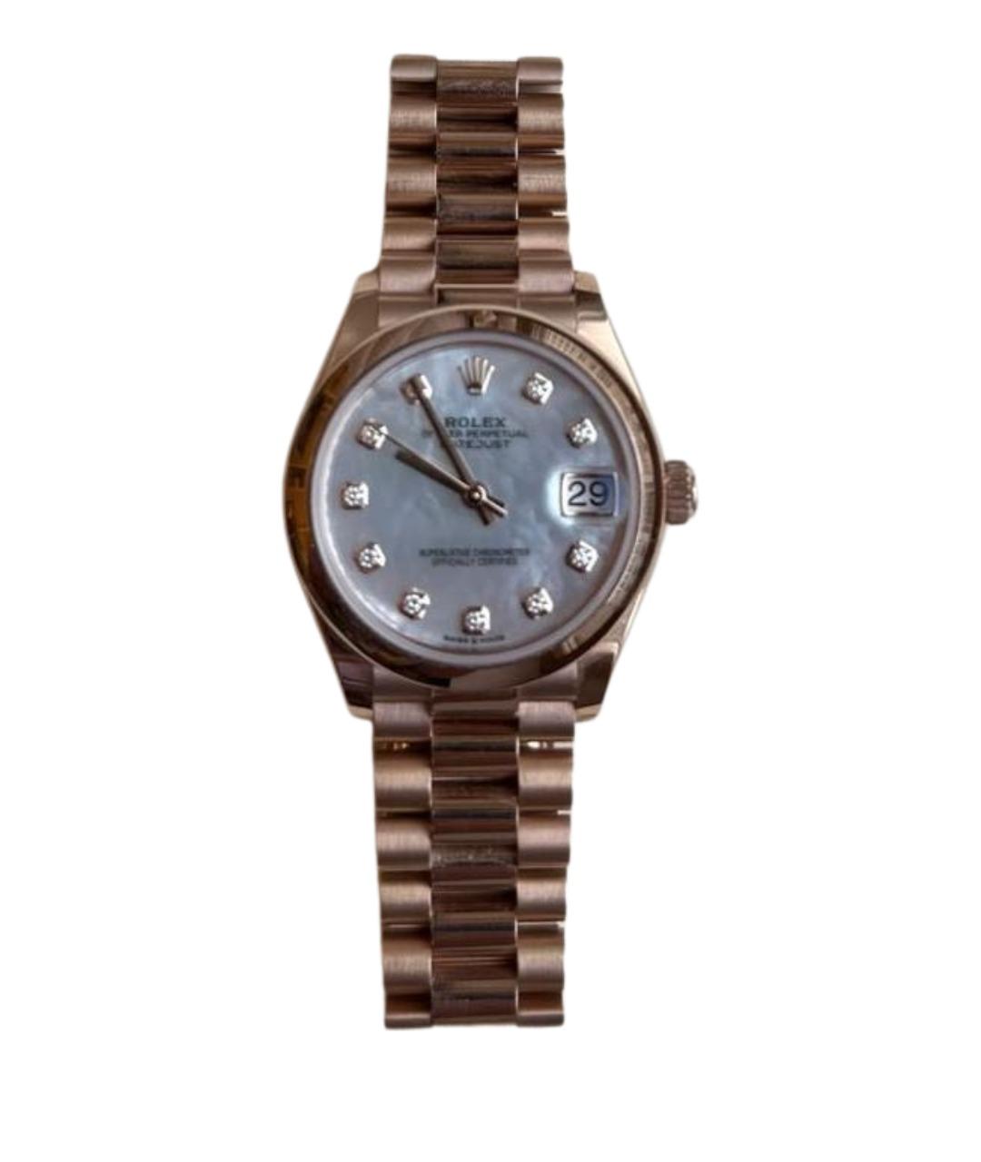 ROLEX Золотые часы из розового золота, фото 1