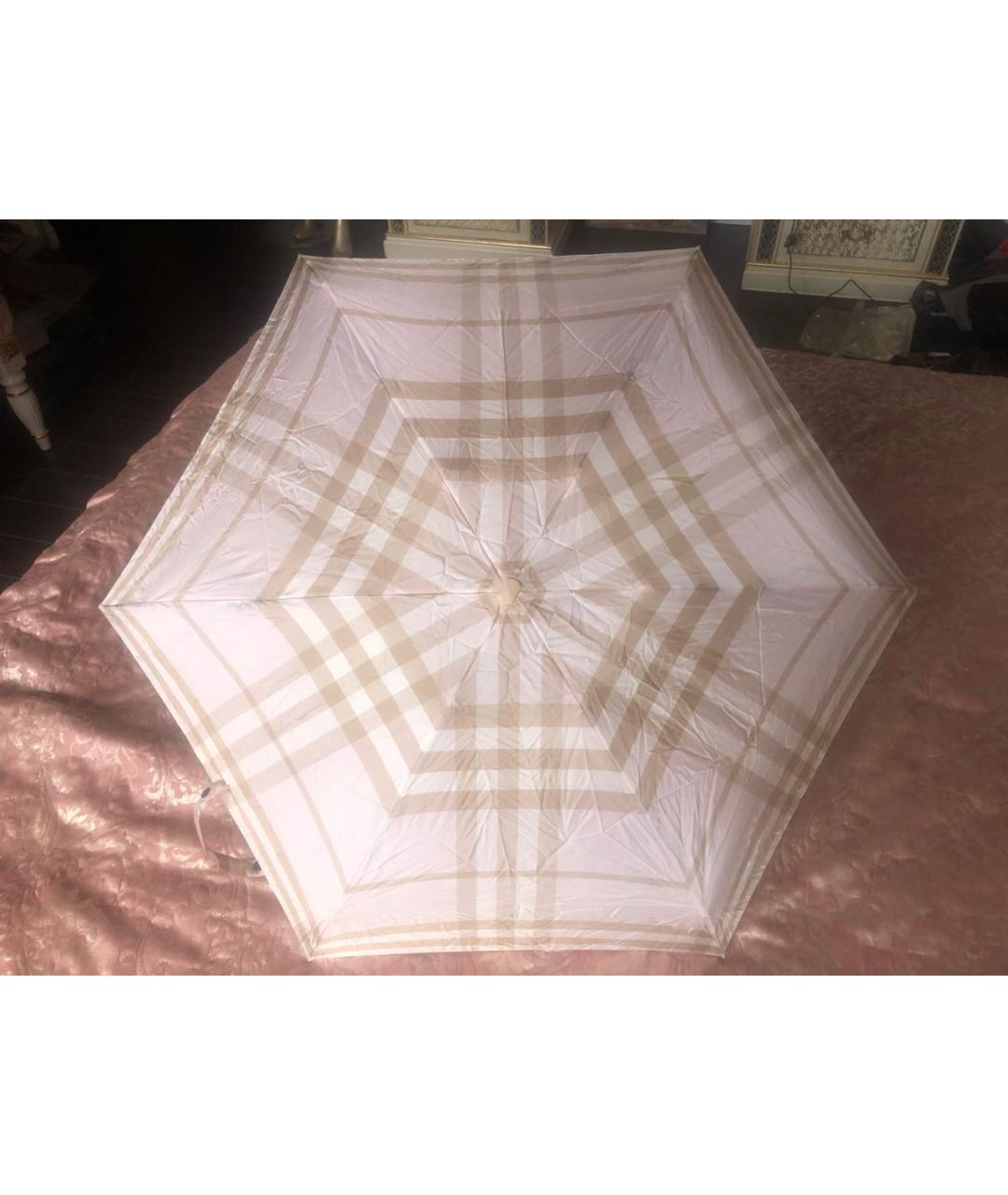 BURBERRY Розовый зонт, фото 2