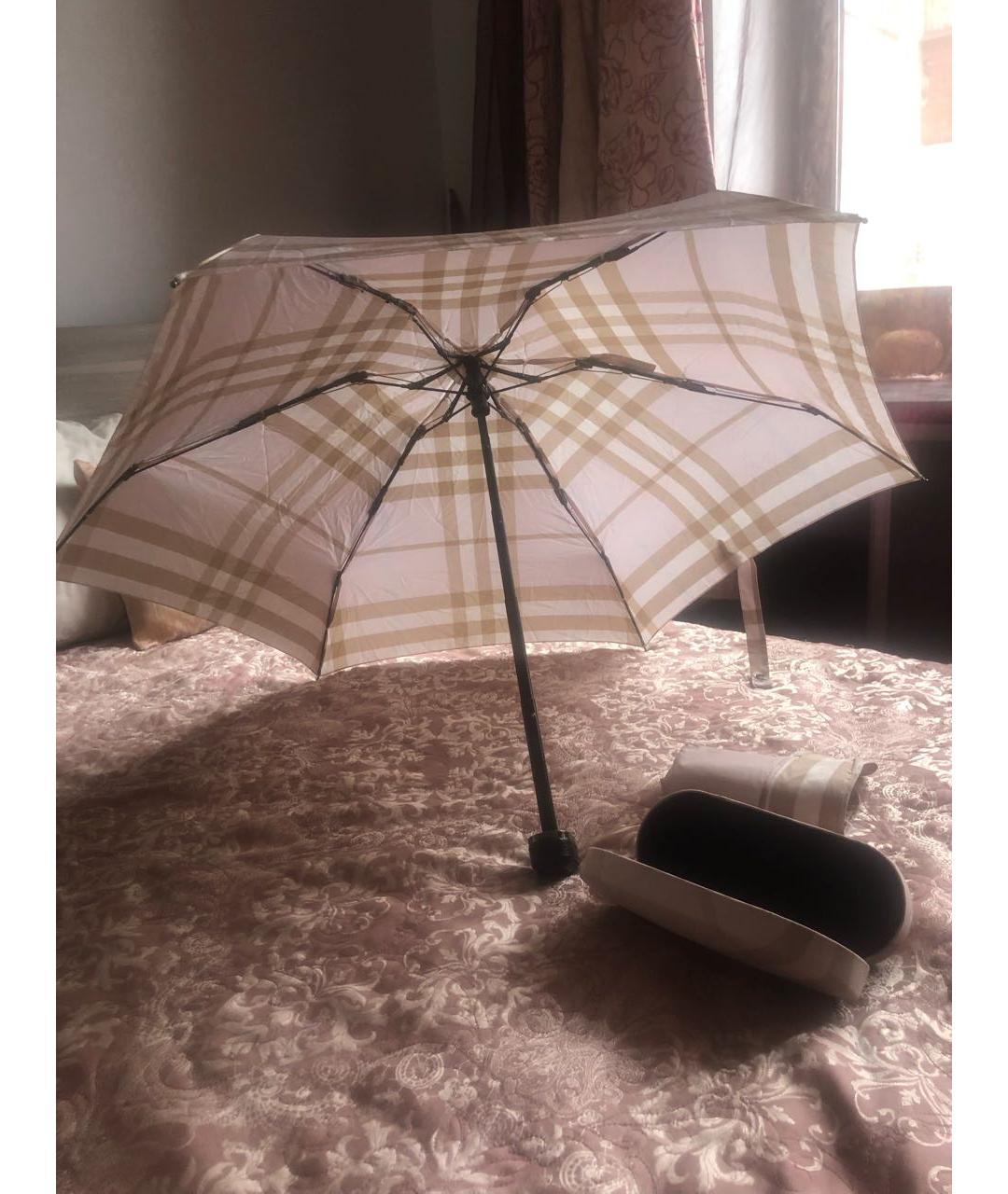 BURBERRY Розовый зонт, фото 4