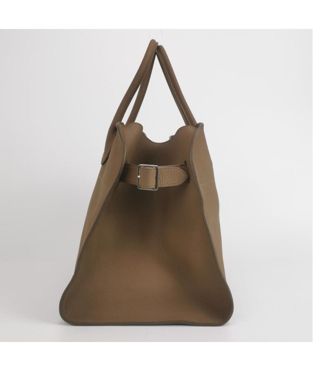 THE ROW Бежевая кожаная сумка тоут, фото 6