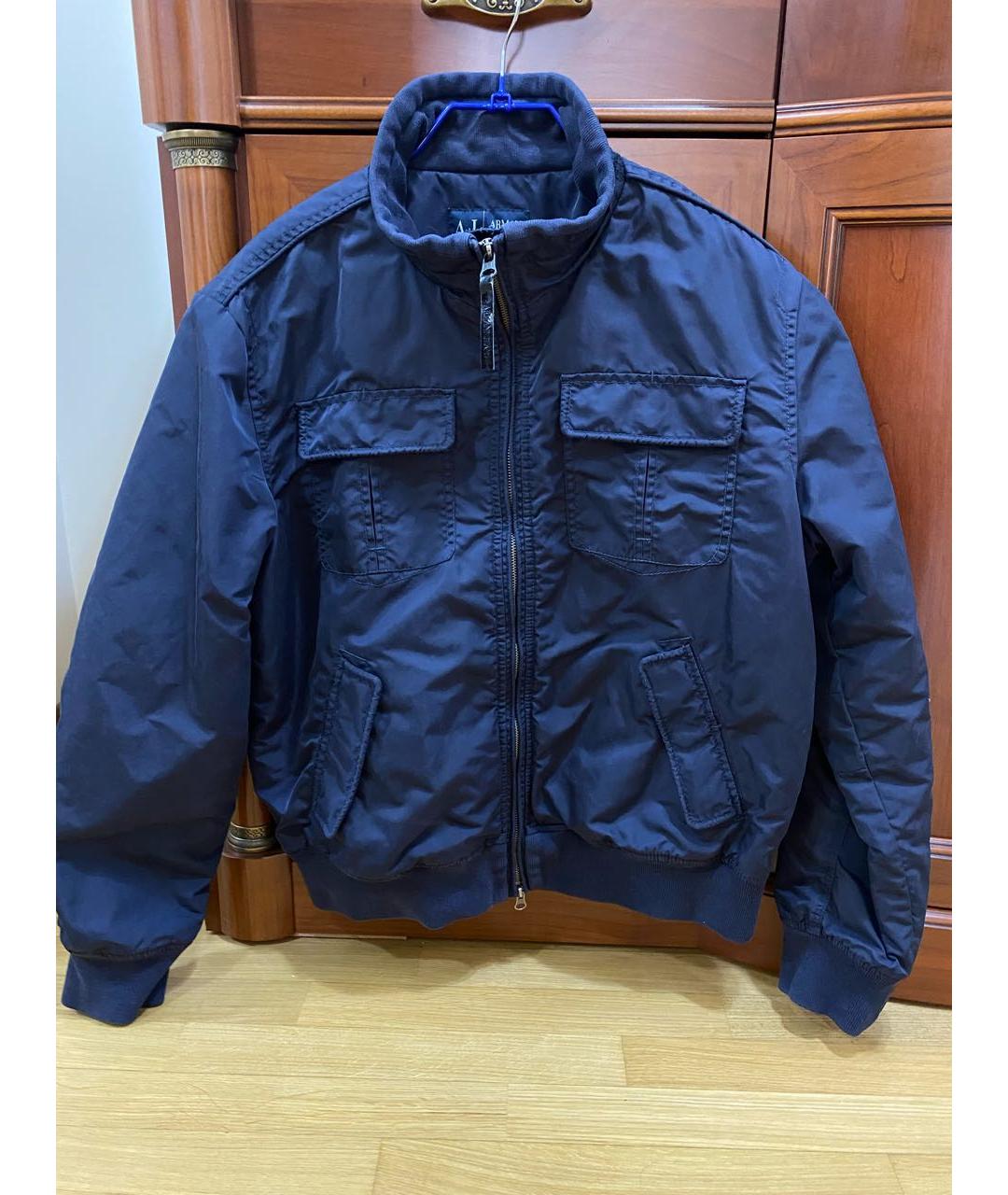 ARMANI JEANS Темно-синяя куртка, фото 9