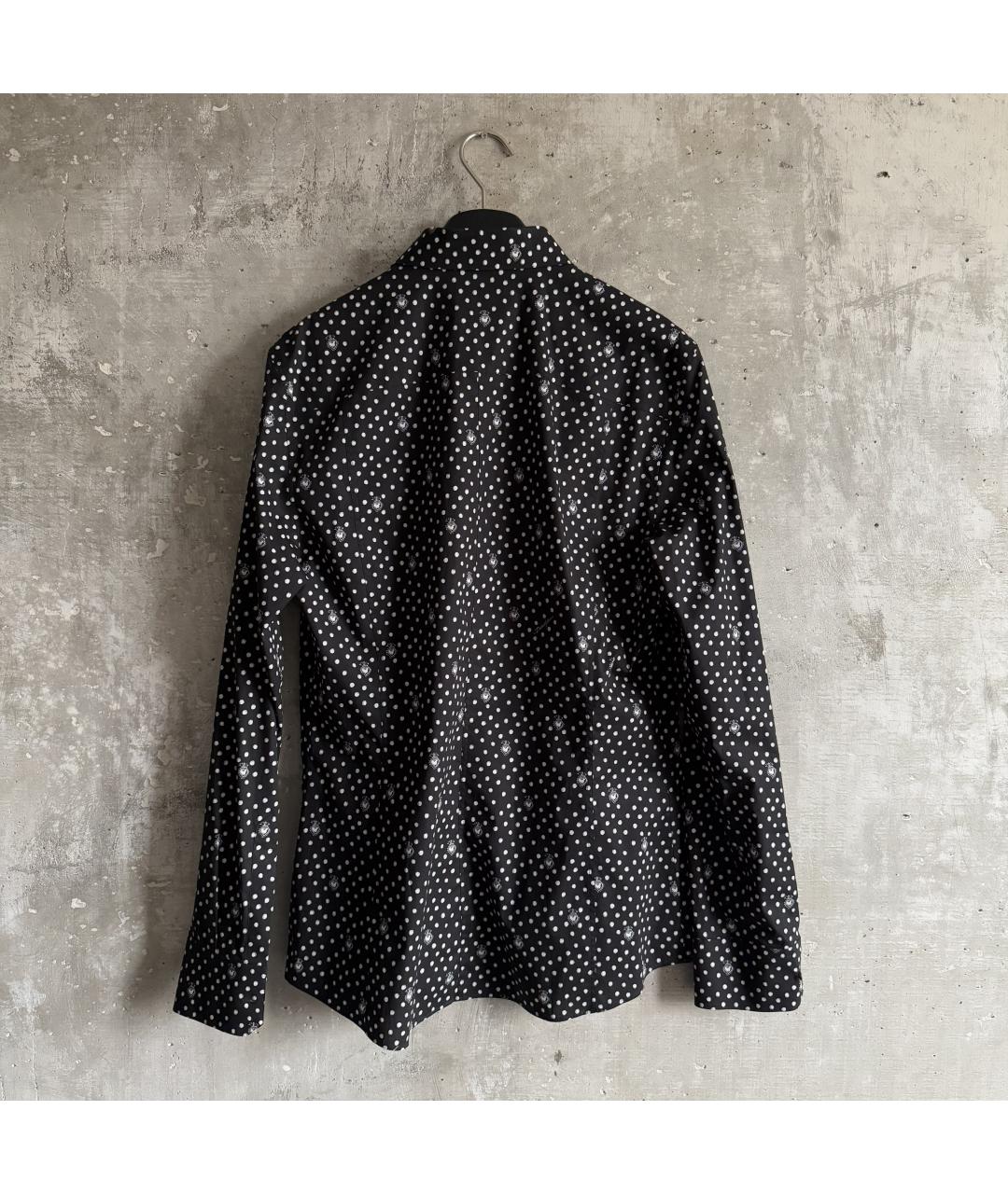 DOLCE&GABBANA Черная хлопковая кэжуал рубашка, фото 2