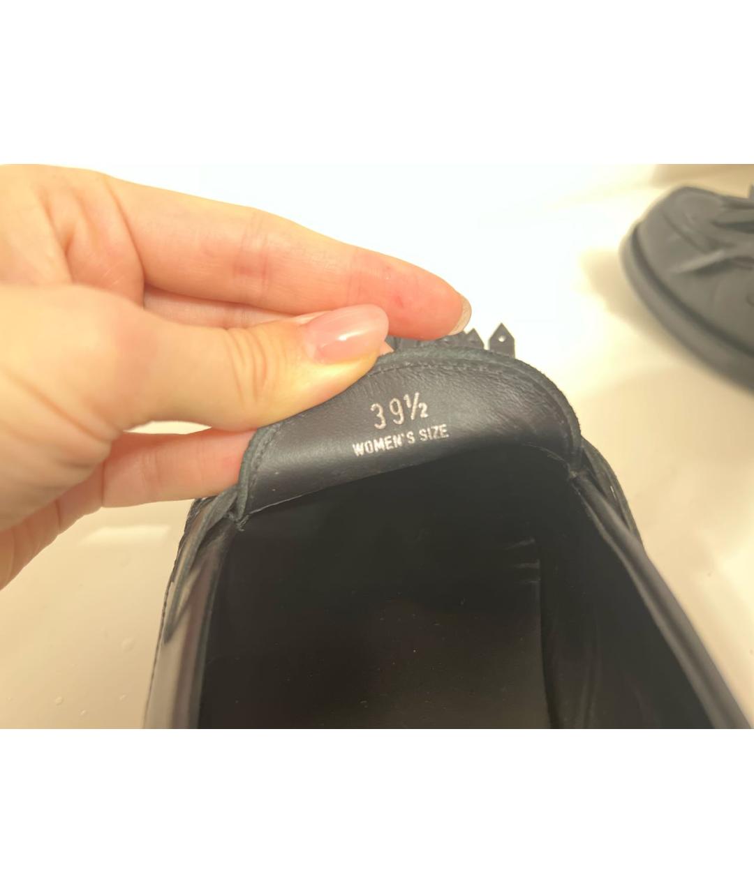 TOD'S Черные кожаные лоферы, фото 6