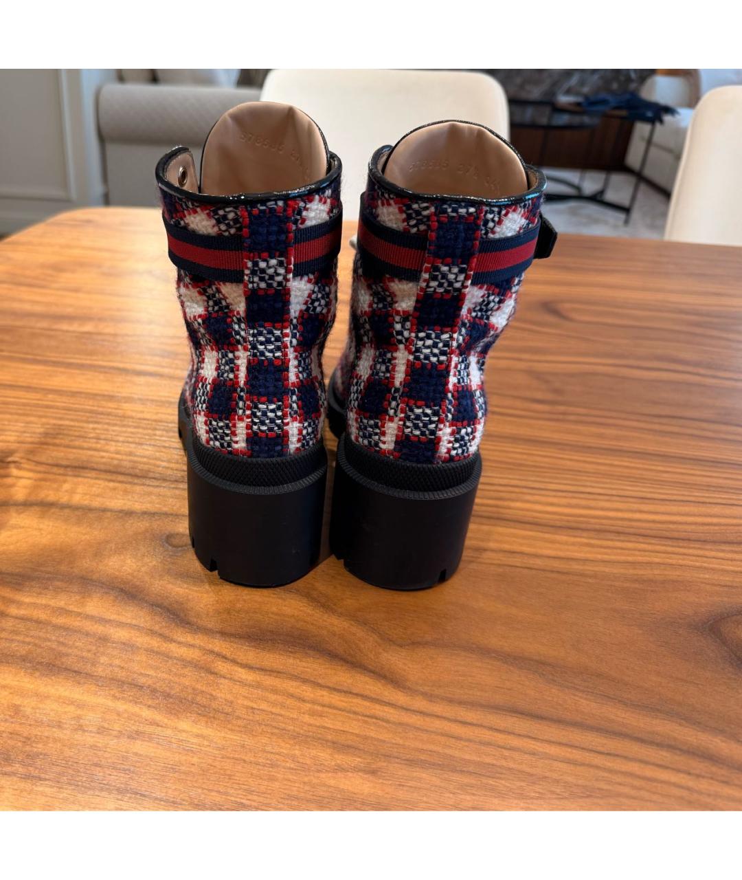 GUCCI Мульти текстильные ботинки, фото 4