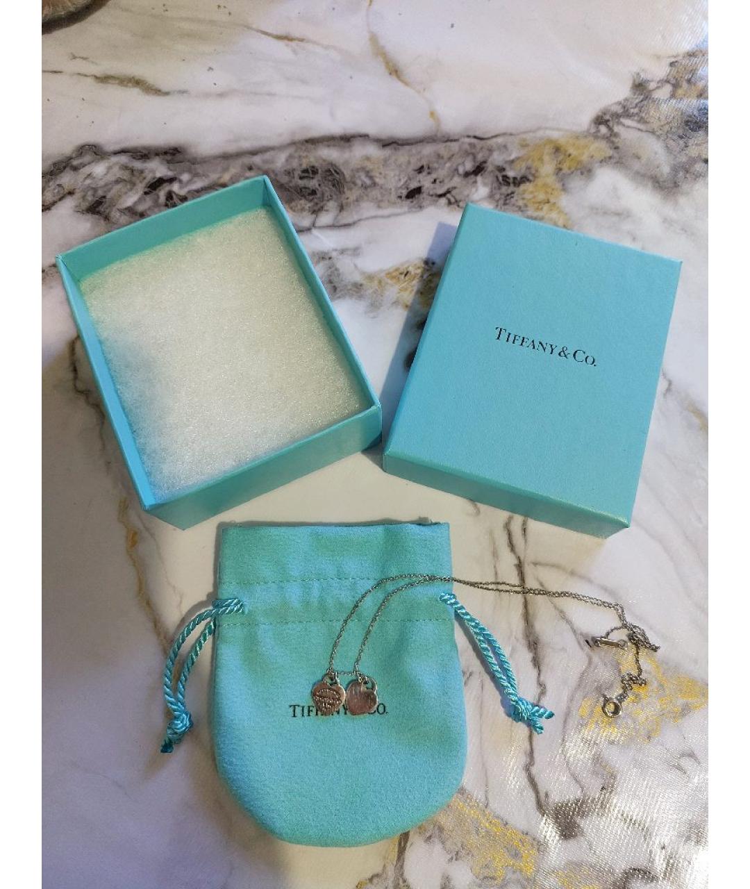 TIFFANY&CO Серебряная серебряная подвеска, фото 2