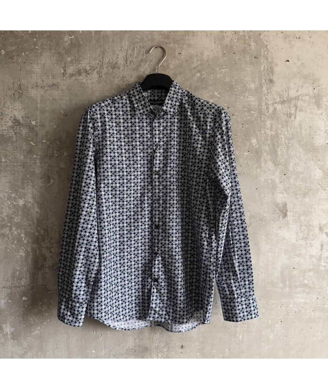 DOLCE&GABBANA Мульти хлопковая кэжуал рубашка, фото 10