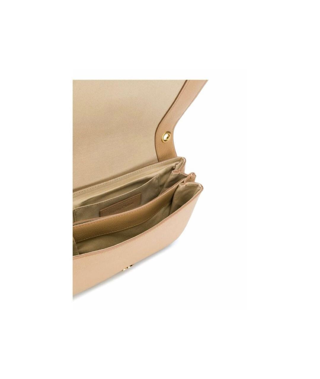 SEE BY CHLOE Бежевая кожаная сумка через плечо, фото 4
