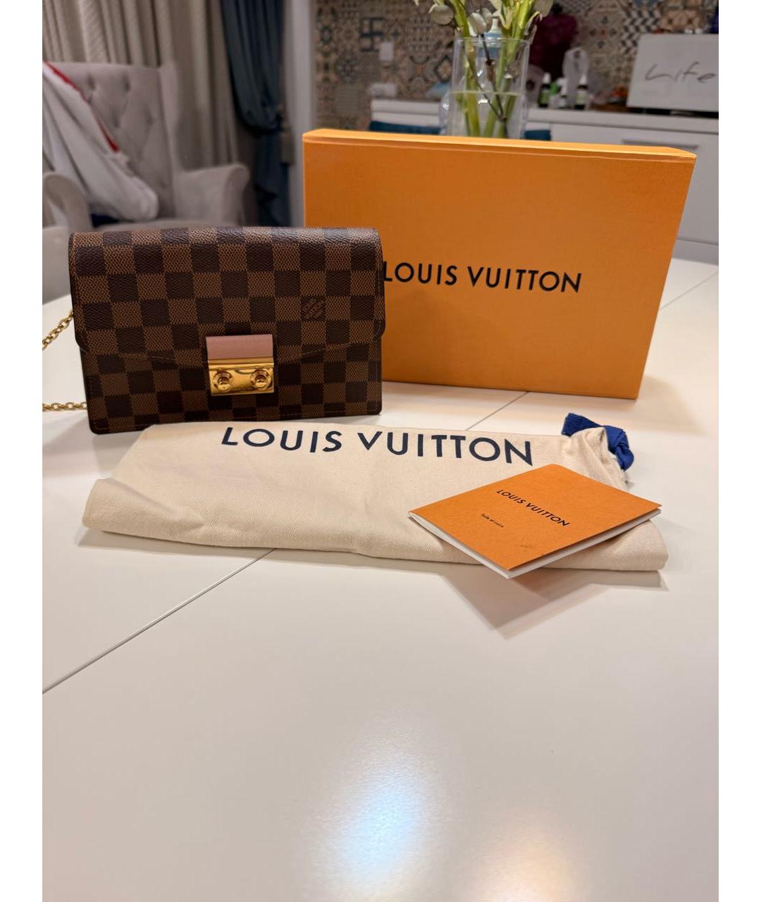 LOUIS VUITTON Коричневая сумка через плечо, фото 2