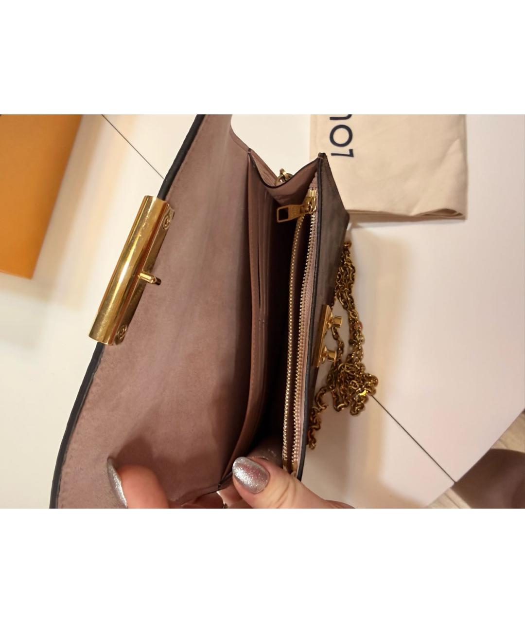 LOUIS VUITTON Коричневая сумка через плечо, фото 4