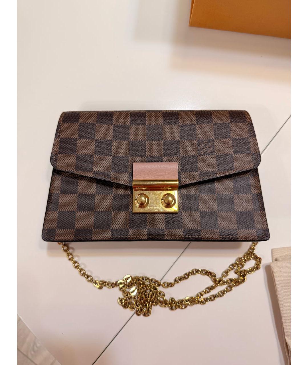 LOUIS VUITTON Коричневая сумка через плечо, фото 8