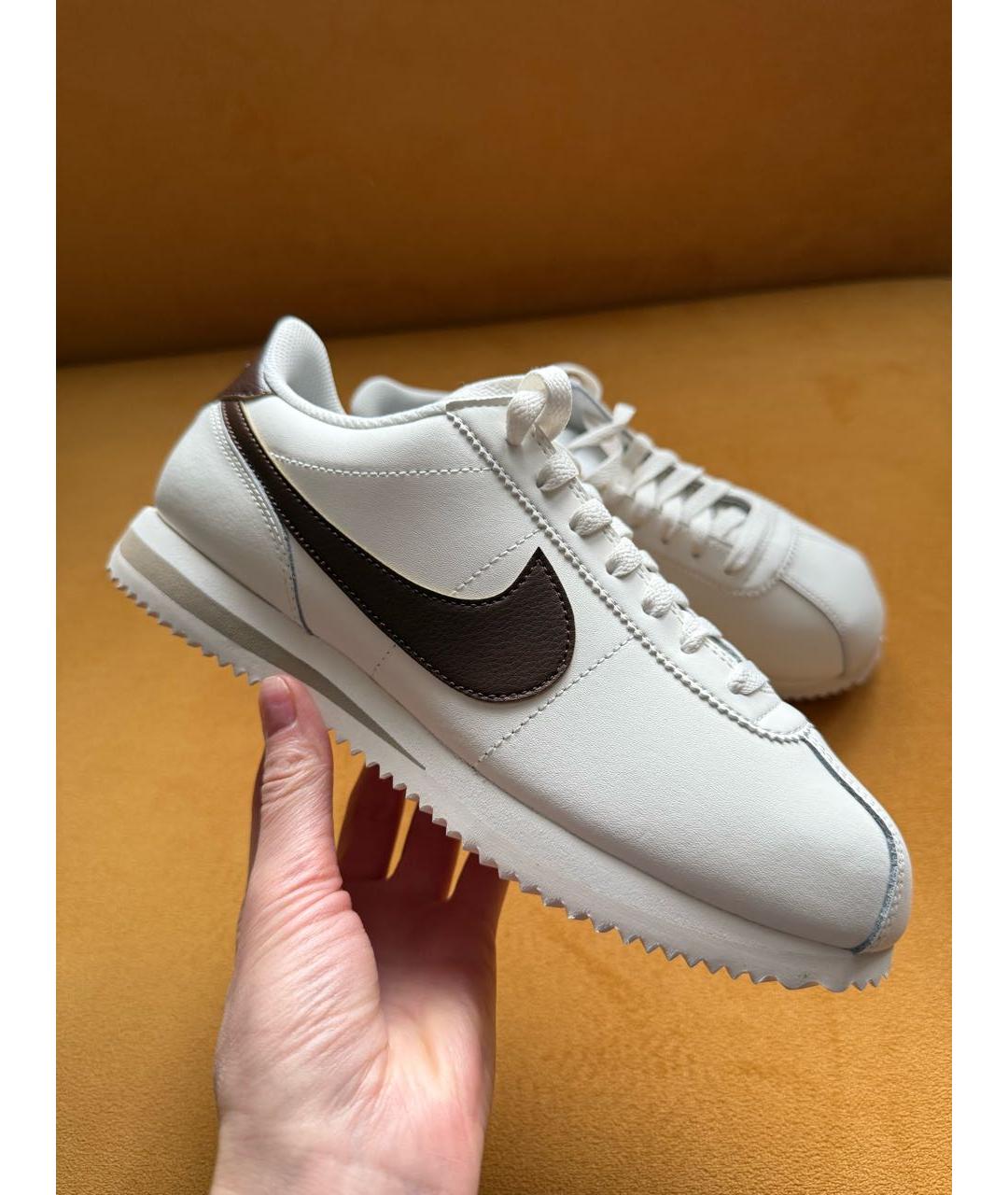 NIKE Белые кожаные кеды, фото 7