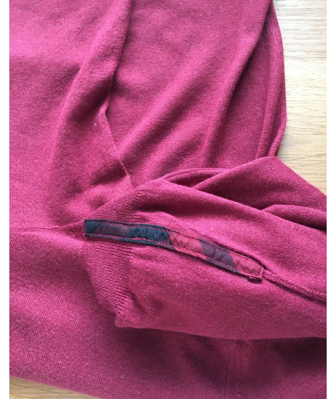 BURBERRY Бордовая шерстяная водолазка, фото 5