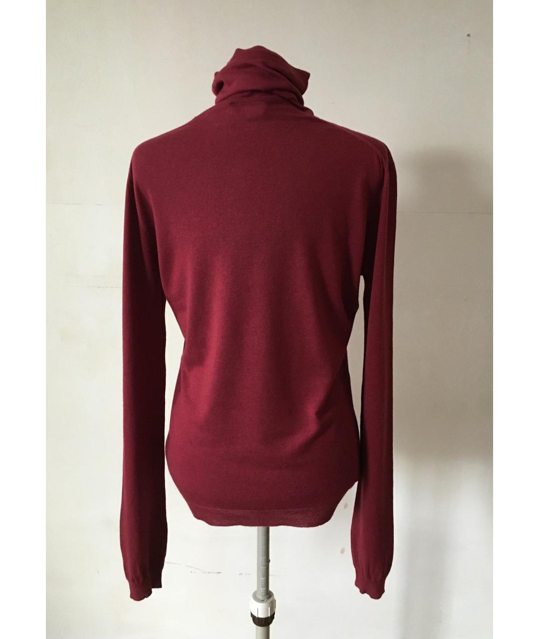 BURBERRY Бордовая шерстяная водолазка, фото 8