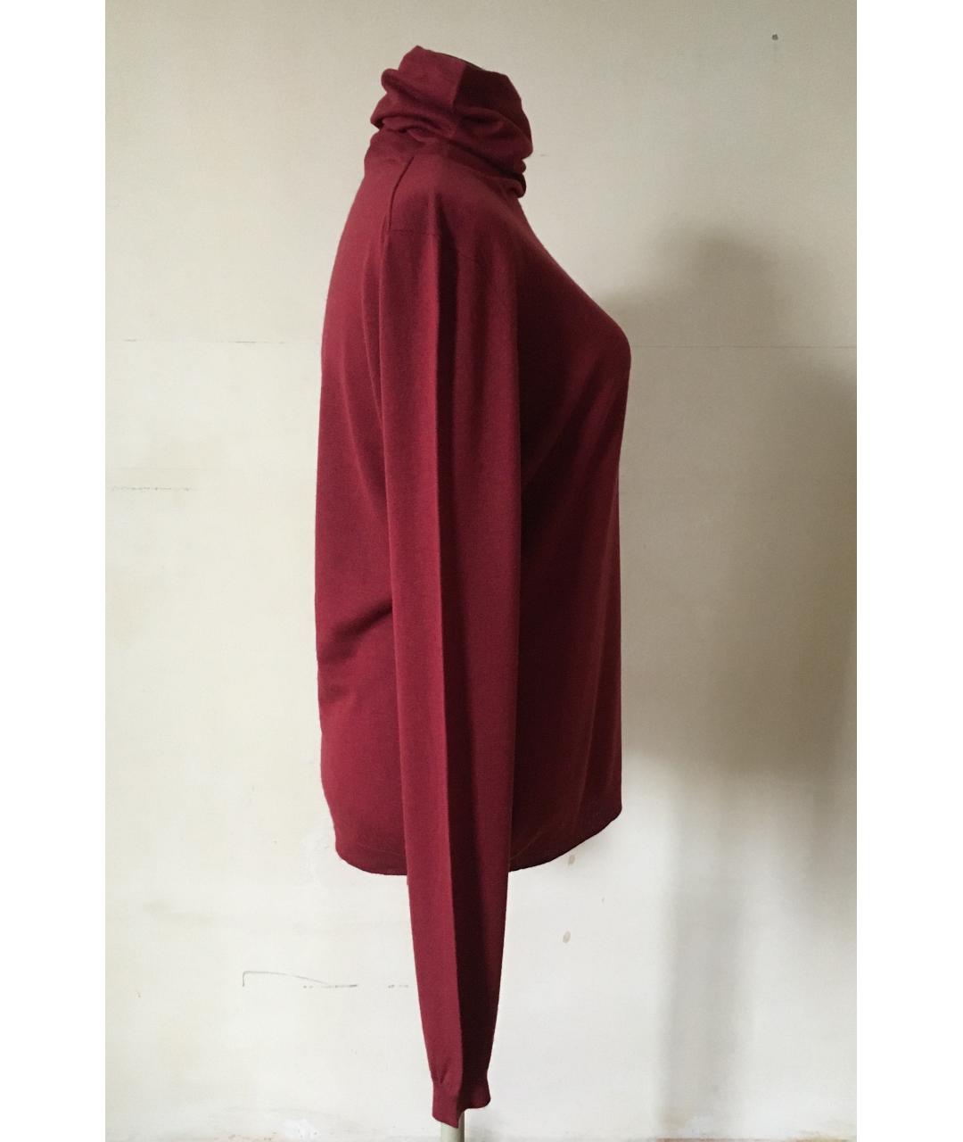 BURBERRY Бордовая шерстяная водолазка, фото 7