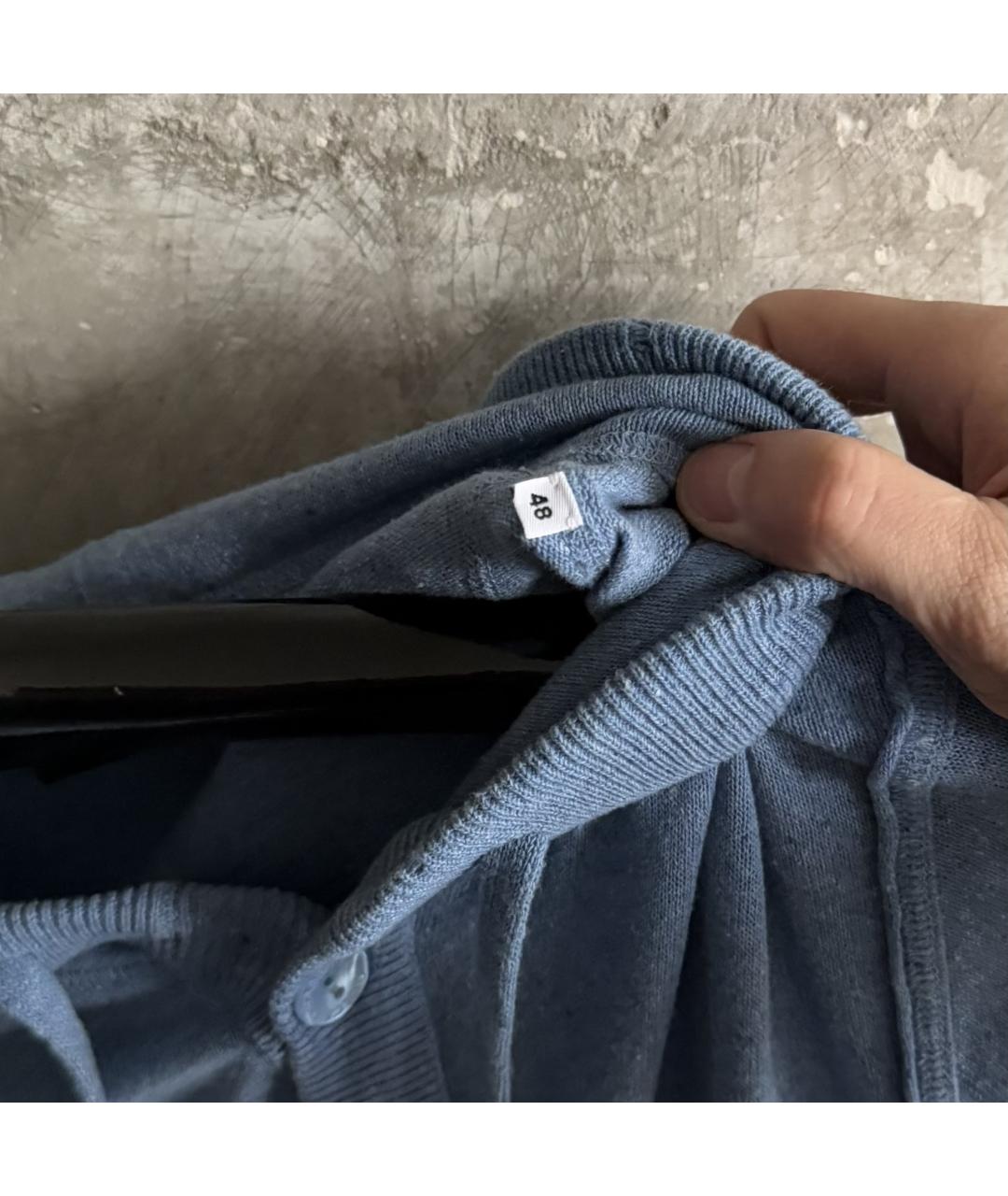 DOLCE&GABBANA Голубой полиамидовый кардиган, фото 7