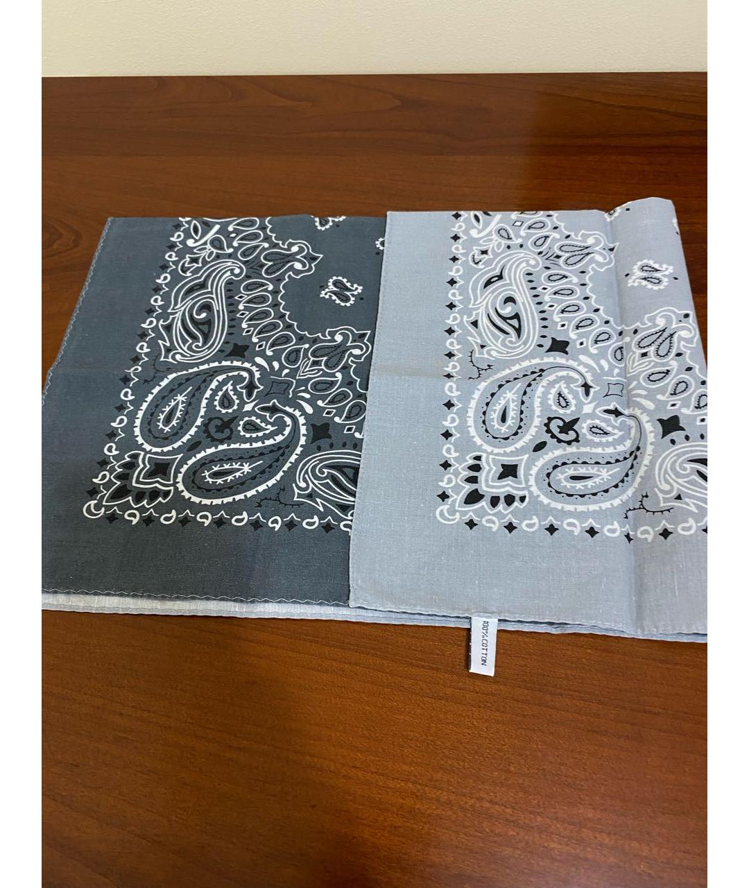 JACOB COHEN Серый хлопковый платок, фото 6
