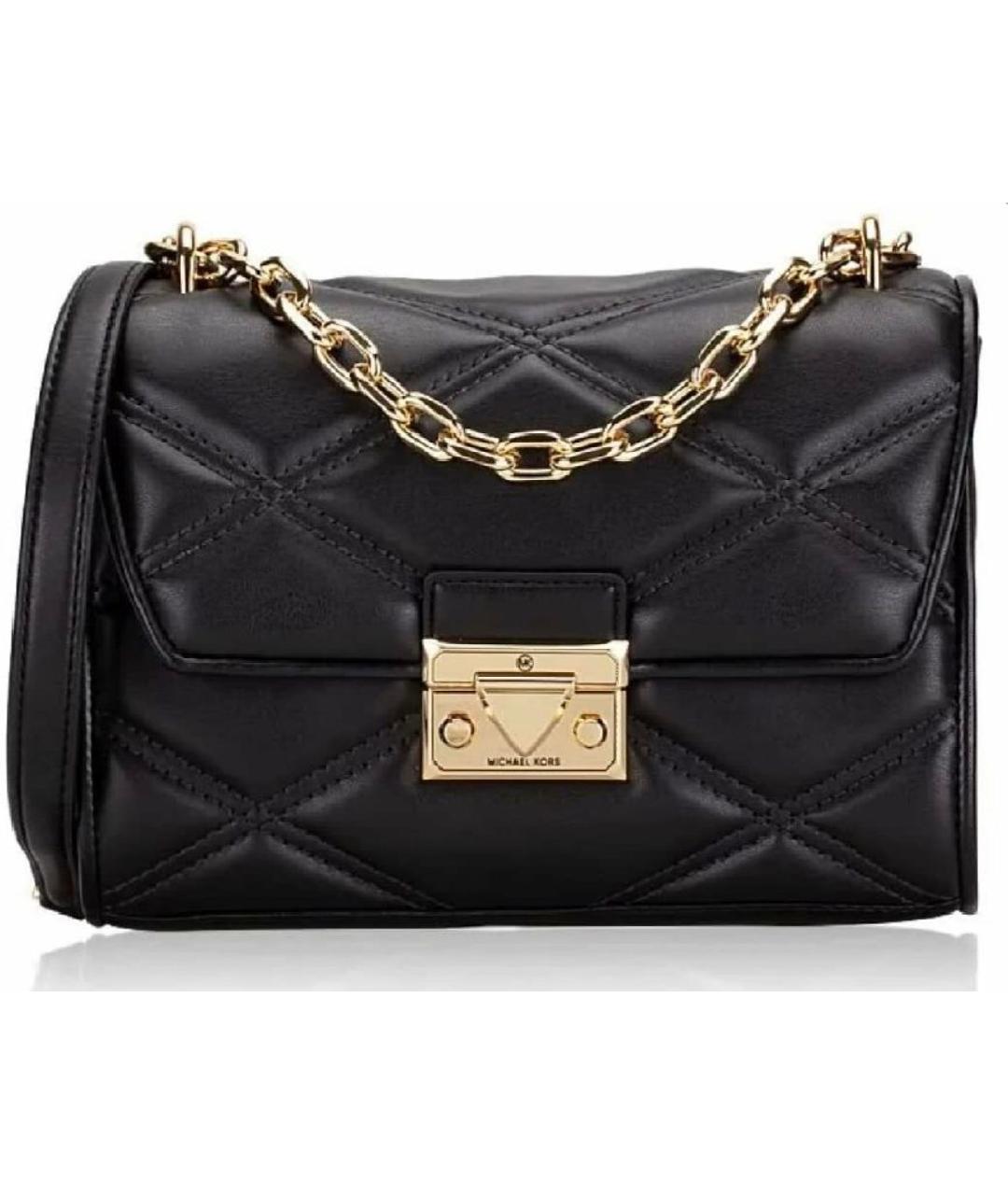 MICHAEL KORS Черная сумка через плечо из искусственной кожи, фото 1