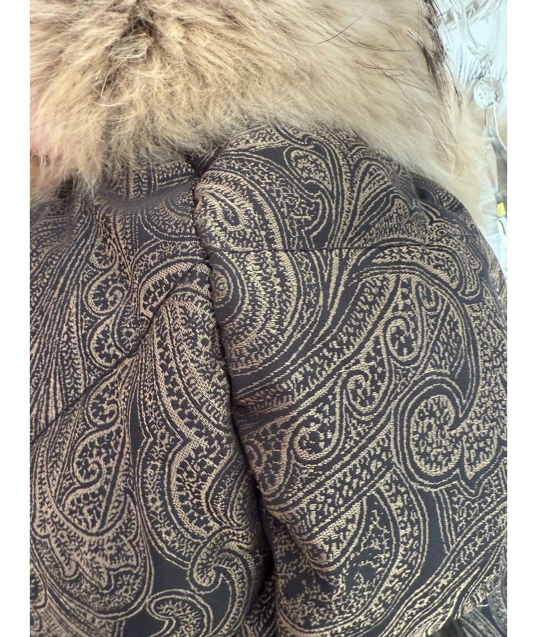 ETRO Коричневый пуховик, фото 4