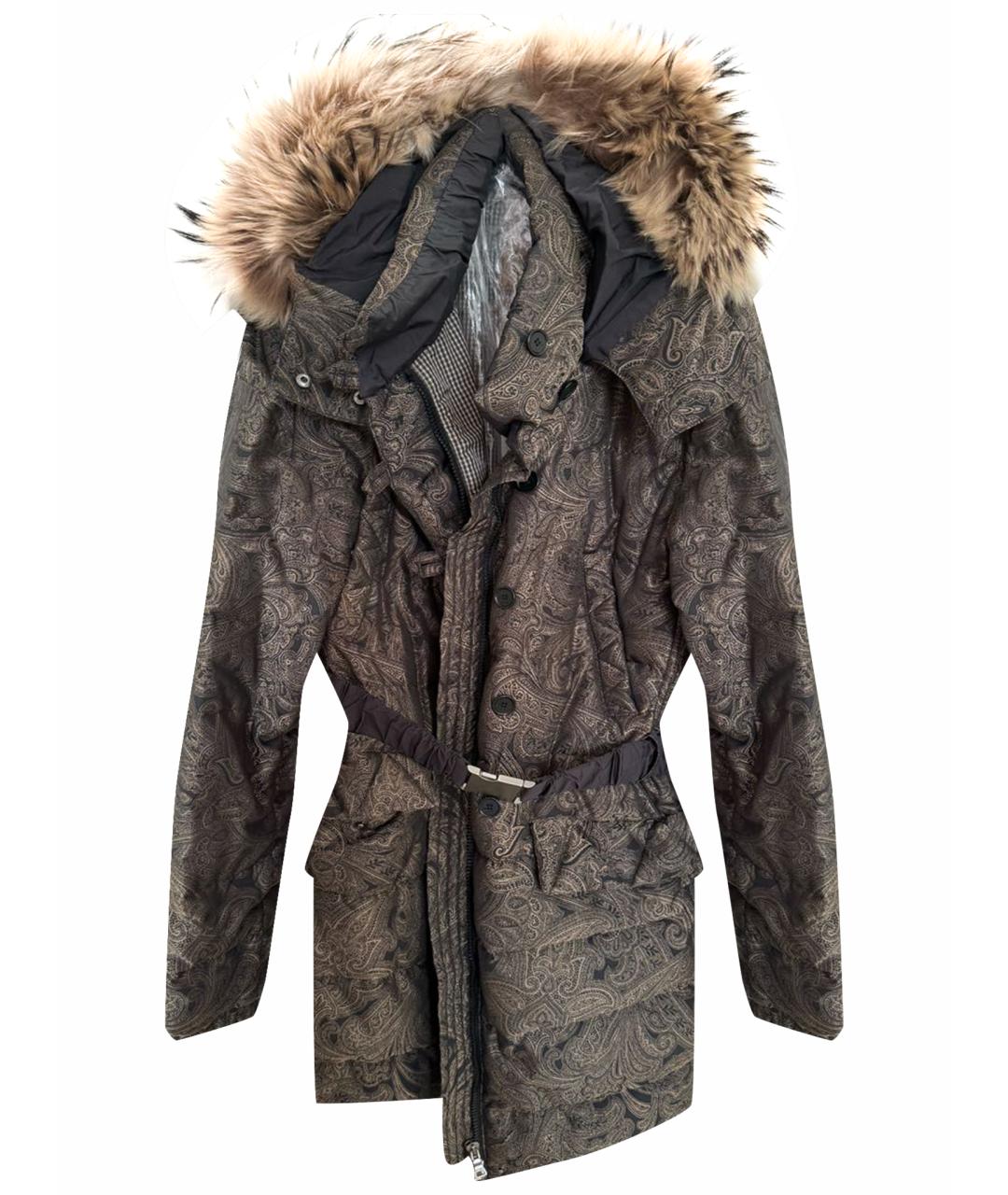 ETRO Коричневый пуховик, фото 1