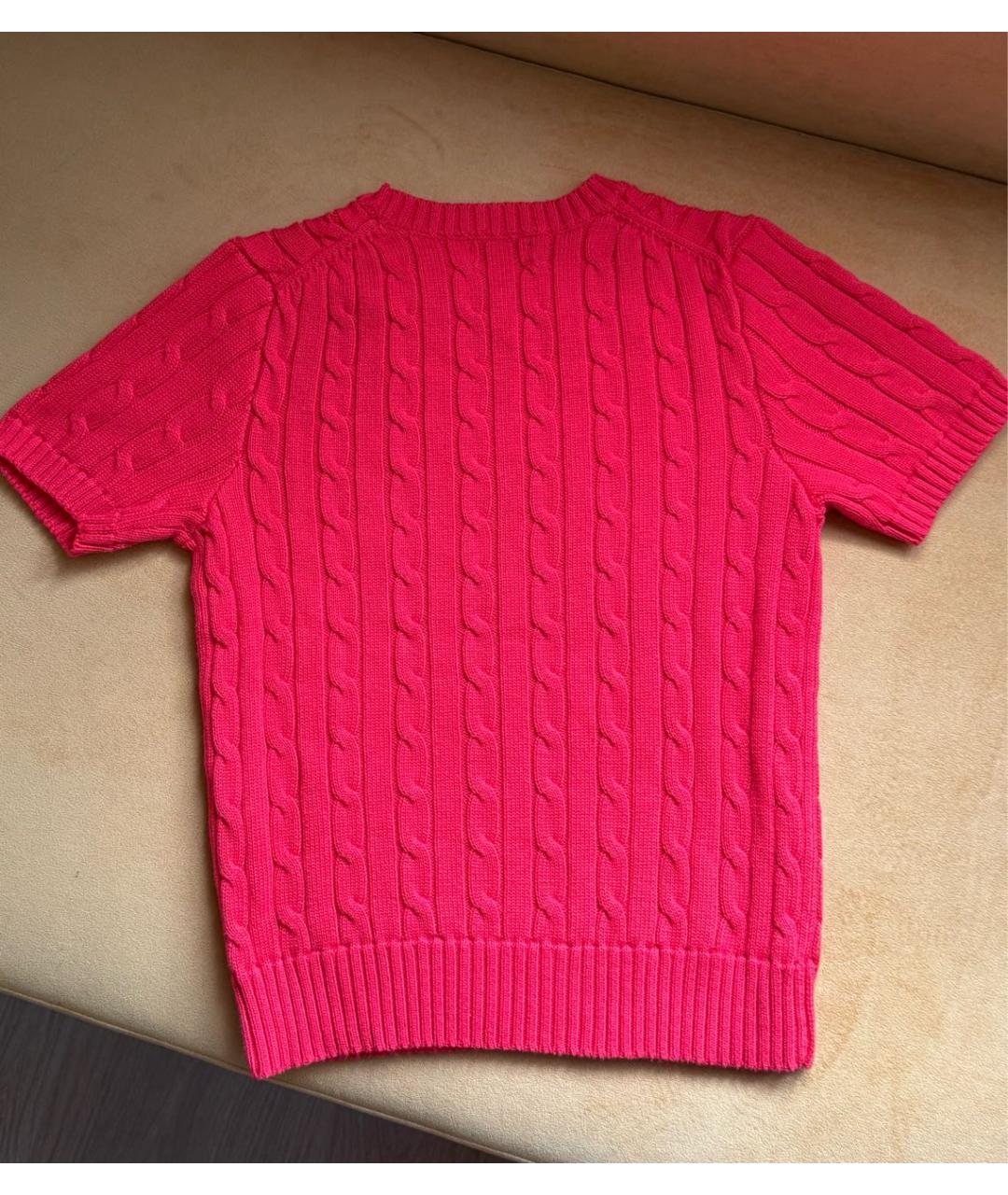 POLO RALPH LAUREN Красный хлопковый джемпер / свитер, фото 2