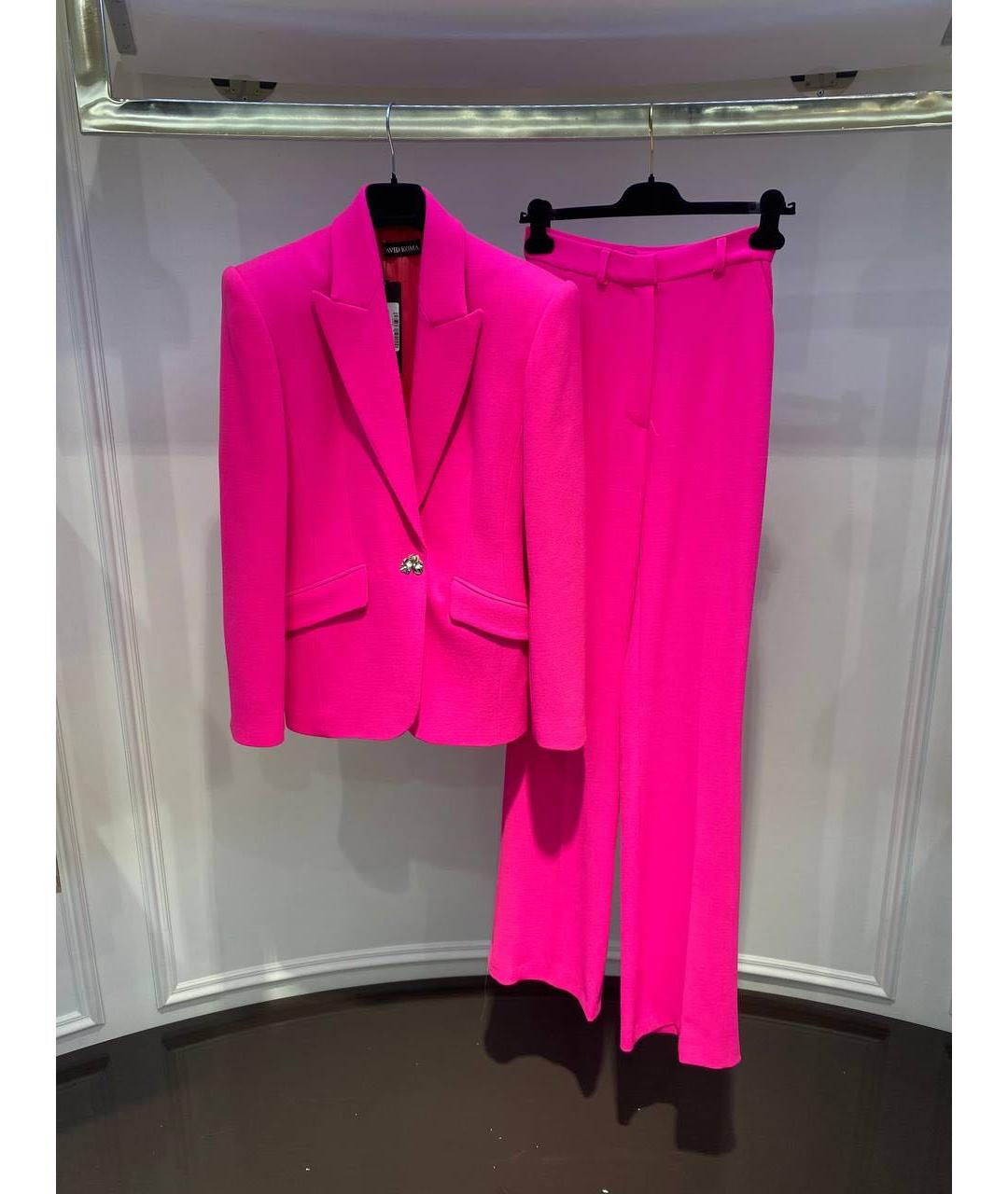 DAVID KOMA Фуксия костюм с брюками, фото 4