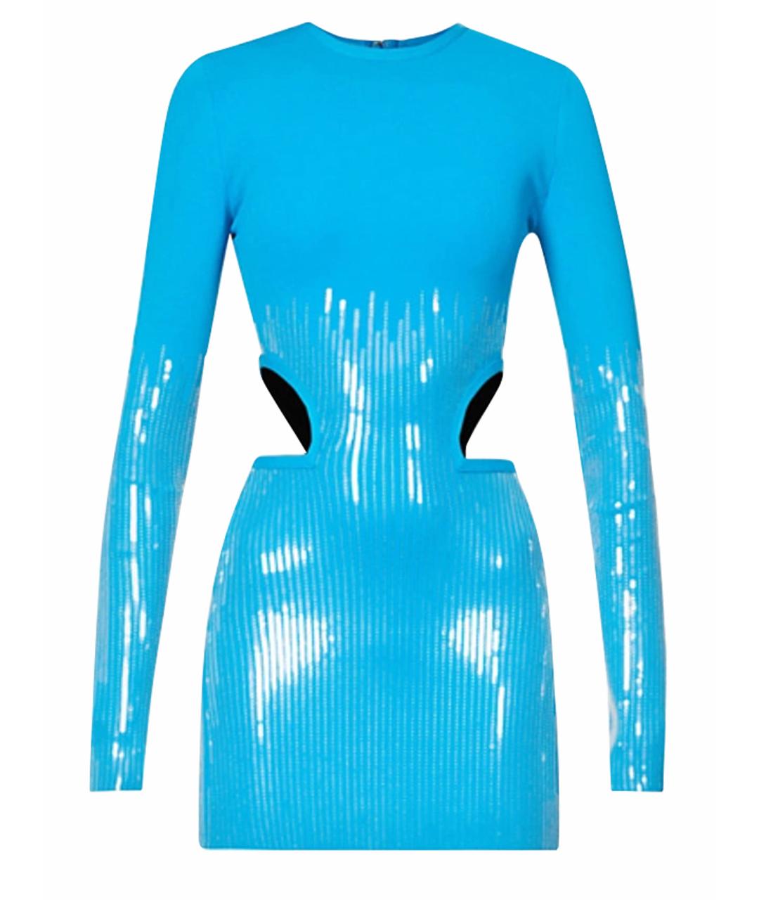 DAVID KOMA Голубое вечернее платье, фото 1