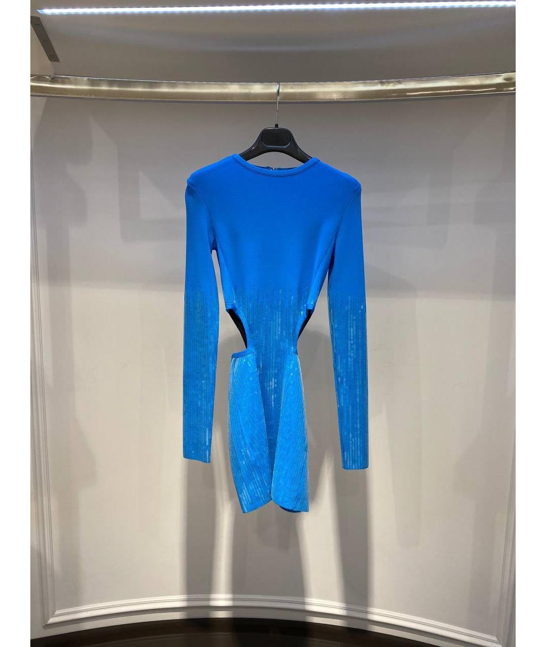 DAVID KOMA Голубое вечернее платье, фото 2