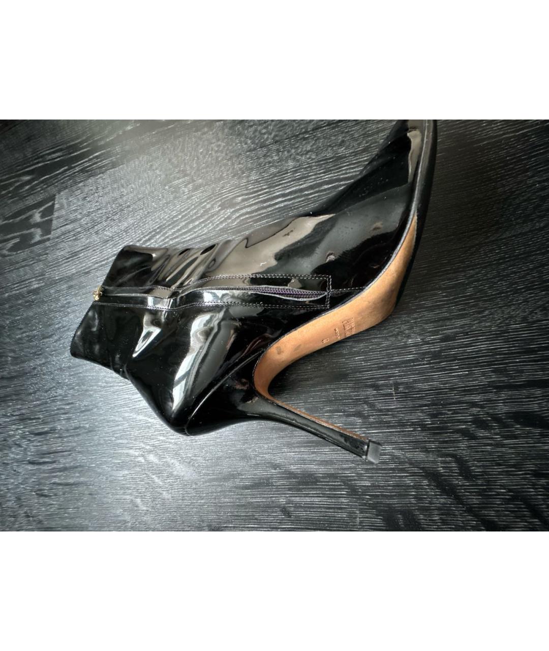 PARIS TEXAS Черные ботильоны из лакированной кожи, фото 6