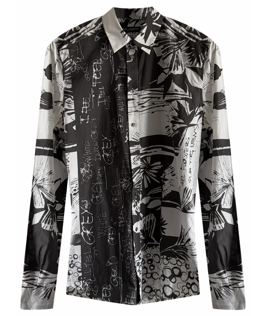 DOLCE&GABBANA Мульти хлопковая кэжуал рубашка, фото 1