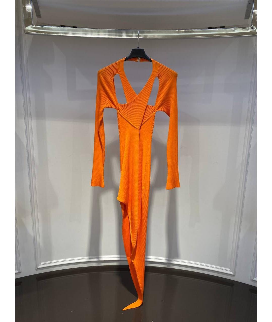 DAVID KOMA Оранжевое платье, фото 2