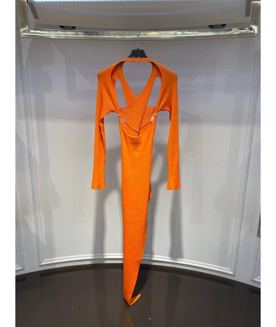 DAVID KOMA Оранжевое платье, фото 3