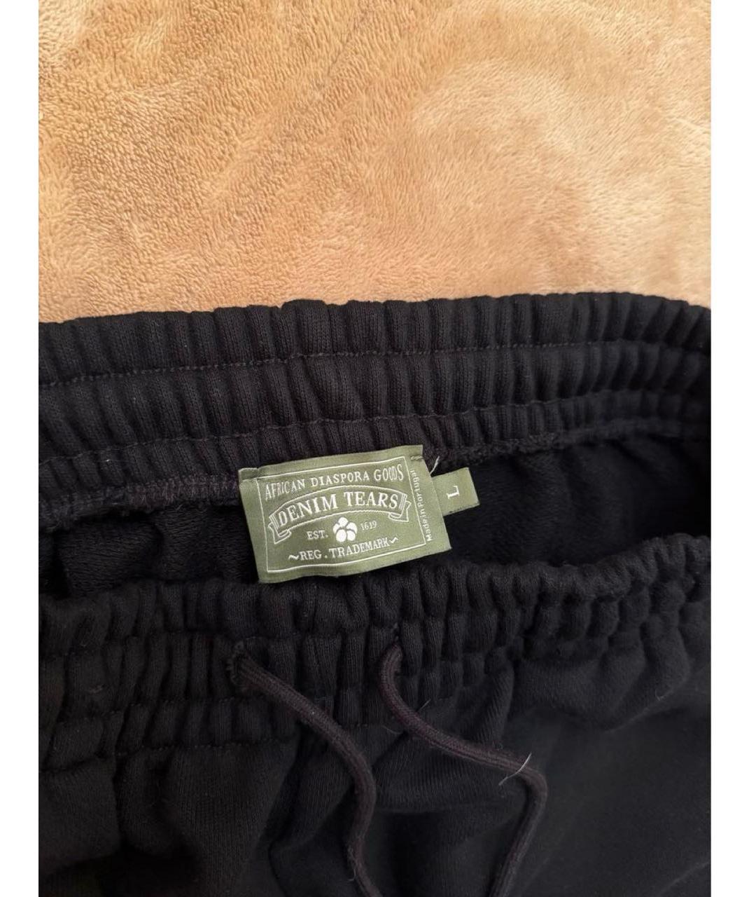 Denim Tears Черные хлопковые повседневные брюки, фото 3