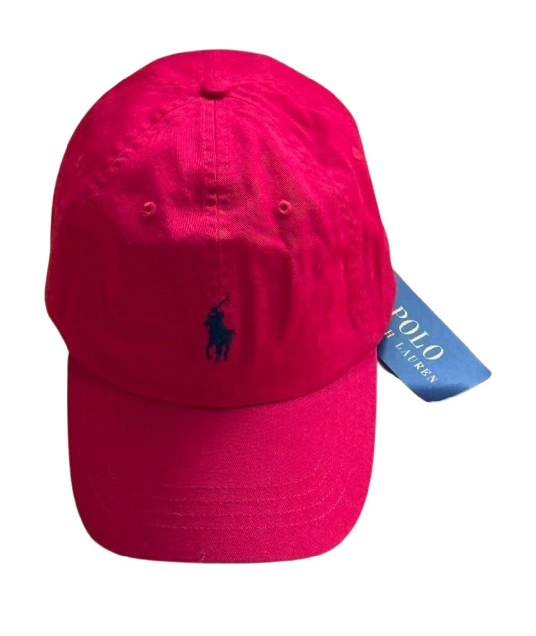 POLO RALPH LAUREN Красная хлопковая кепка, фото 1