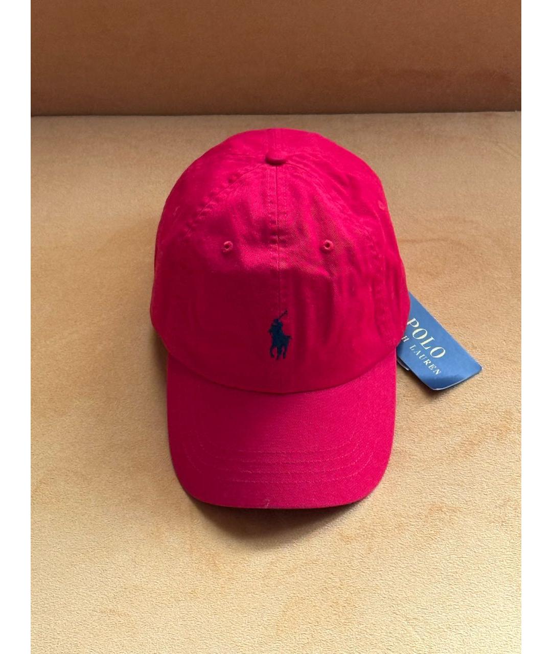 POLO RALPH LAUREN Красная хлопковая кепка, фото 8