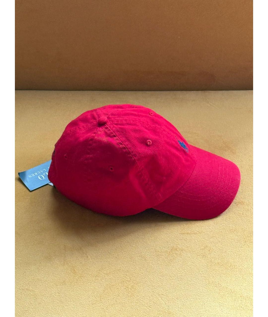 POLO RALPH LAUREN Красная хлопковая кепка, фото 2