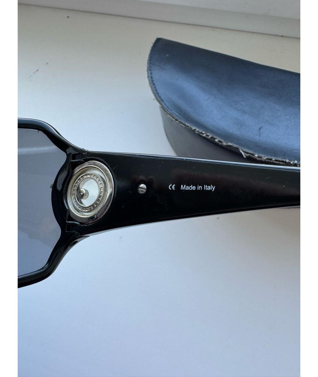 CHOPARD Черные пластиковые солнцезащитные очки, фото 7