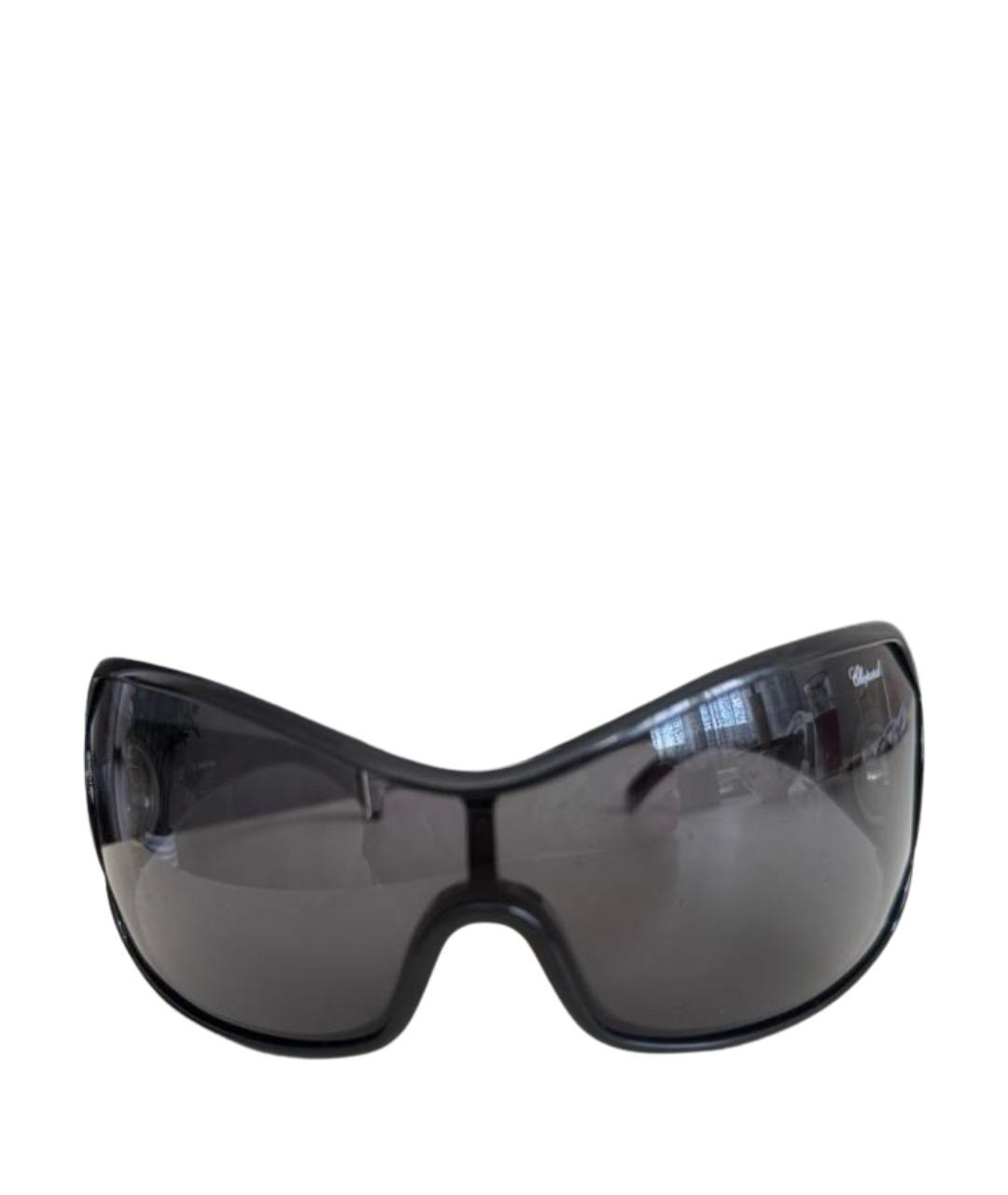 CHOPARD Черные пластиковые солнцезащитные очки, фото 1