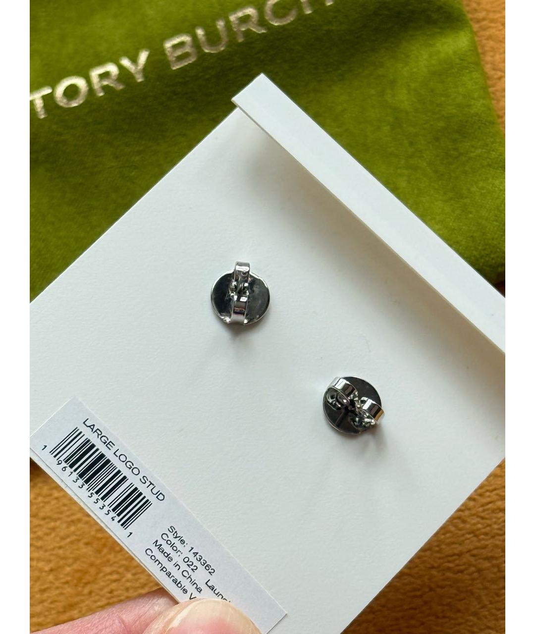 TORY BURCH Серебряные металлические серьги, фото 8