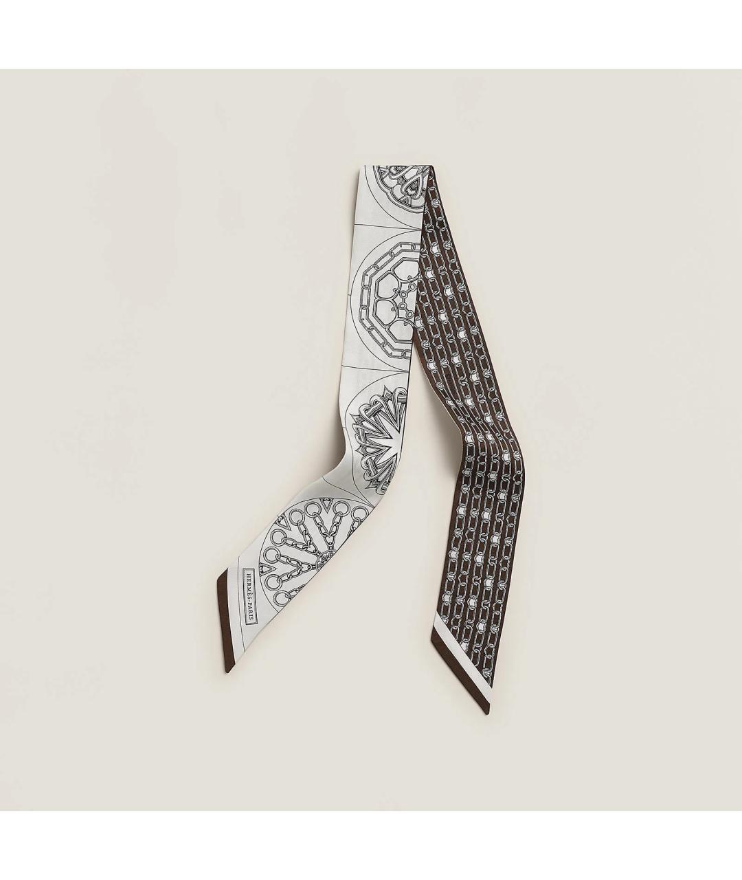 HERMES Мульти шелковый платок, фото 4