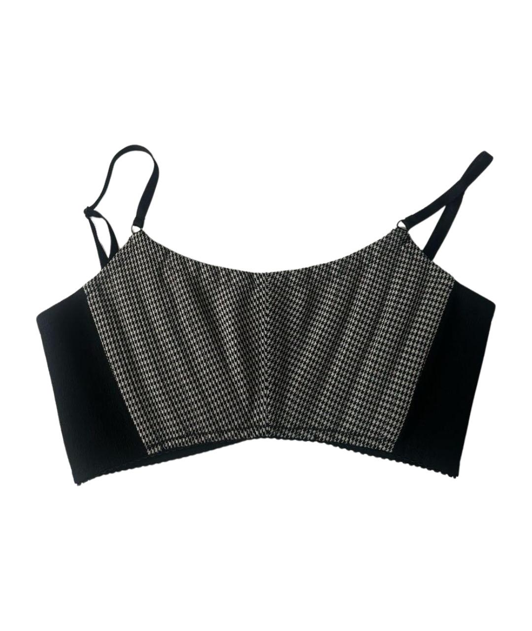 ALEXANDER WANG Черный шерстяной корсет, фото 1