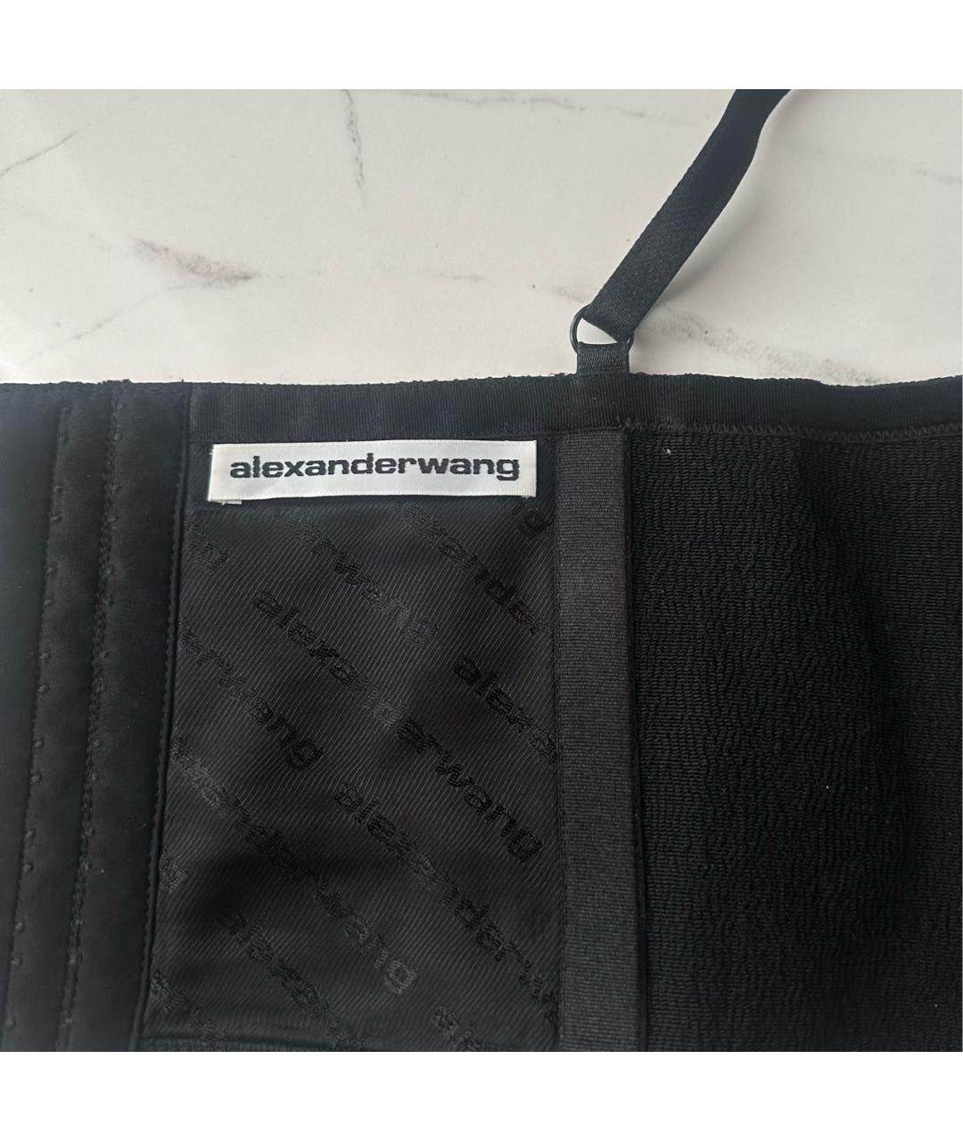 ALEXANDER WANG Черный шерстяной корсет, фото 5