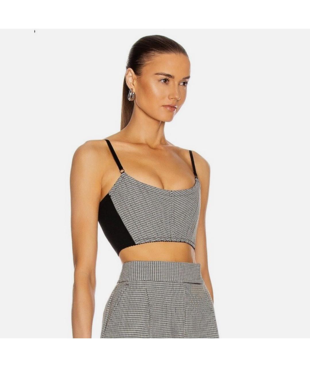 ALEXANDER WANG Черный шерстяной корсет, фото 2