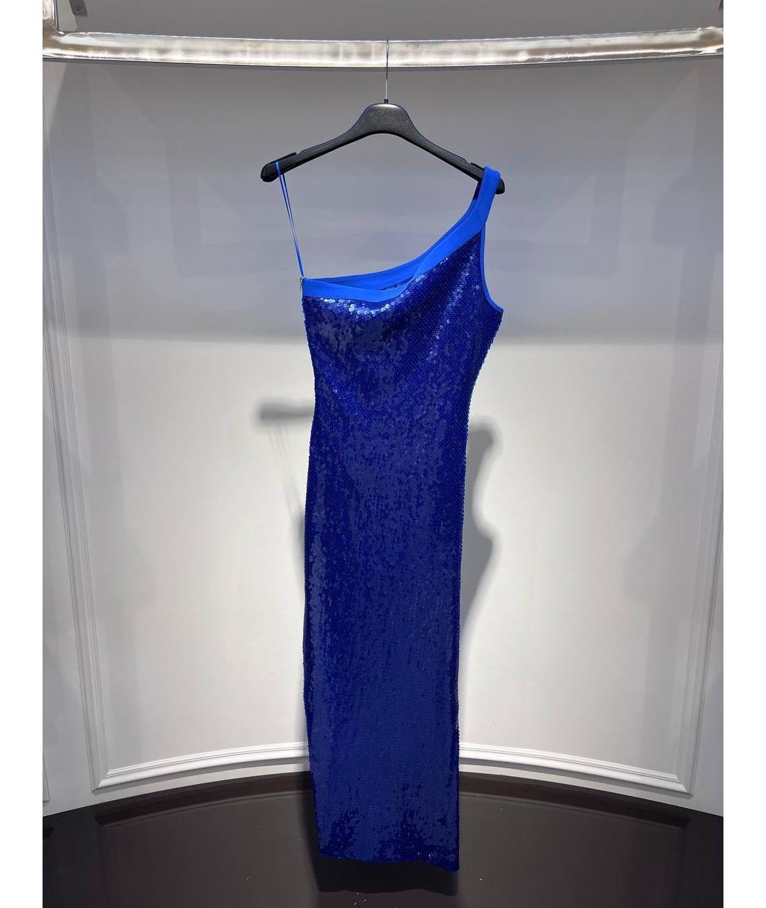 DAVID KOMA Синее вечернее платье, фото 2